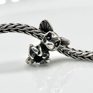 TROLLBEADS Chihuahua Dog Silver Bead LAA 925S NEW!